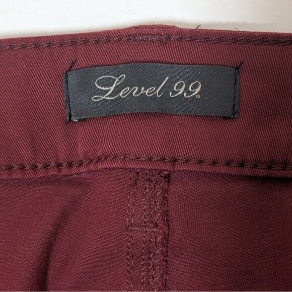 Level 99 Mid Rise Coated Skinny Jeans Eco-Leather Moto Edgy Womens Size 29/8 - Picture 8 of 12